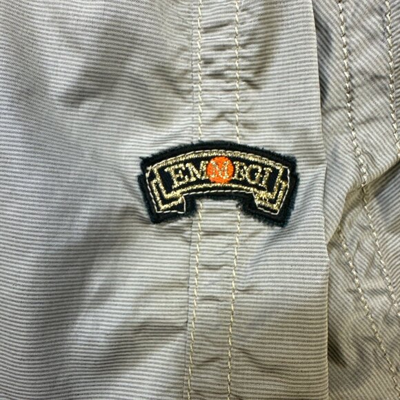 EMMEGI Men's Jacket Sz Small Pullover 1/4 Zip Unlined Lightweight Retro - Picture 7 of 13